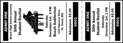 Piano General Admission Ticket 001