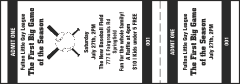 Baseball General Admission Ticket 001
