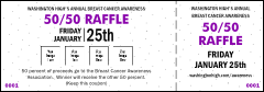 Dots 50/50 Purple Raffle Ticket