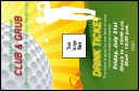 Golf Backswing Drink Ticket