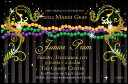 Mardi Gras Beads Drink Ticket