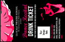 Dance Recital Drink Ticket