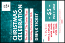 Holiday Snowflake Drink Ticket