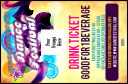 Disco Dance Festival Drink Ticket