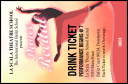 Dance Silhouette Drink Ticket