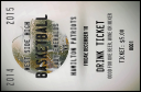 Basketball Schedule Drink Ticket
