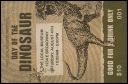 Dinosaur Illustrated Drink Ticket