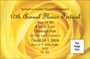 Yellow Rose Drink Ticket