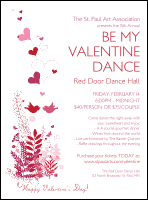 Valentine Love Birds Flyer