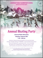 Skating Party Flyer