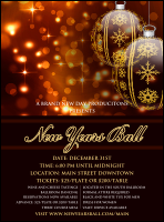 Golden Ornament Flyer