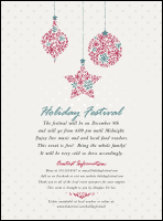 Snowflake Ornament Flyer