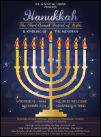 Hanukkah Menorah Flyer