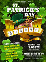 St. Patrick's Day Party Flyer