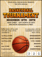 Basketball Court Flyer