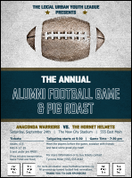 American Football Blue Flyer