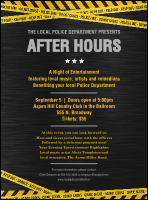 Police Caution Tape Flyer