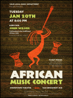 African Music Flyer