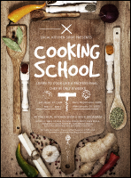 Cooking School Flyer