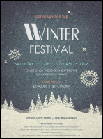 Winter Logo Flyer