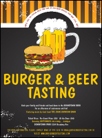 Burgers and Beer Flyer