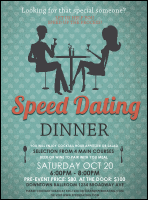 Speed Dating Flyer