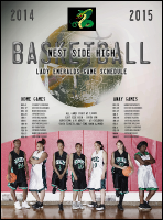 Basketball Schedule Flyer