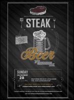 Steak & Beer Flyer
