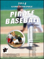 Baseball Schedule Flyer