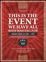 Retro Sunburst Flyer