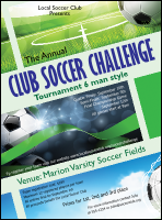 Soccer Ribbon Flyer