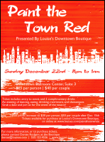 Paint The Town Red Flyer