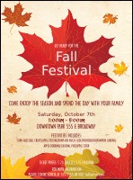 Fall Leaves Flyer