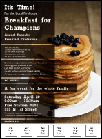 Pancake Breakfast Logo Flyer