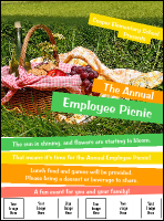 Picnic 2 Logo Flyer