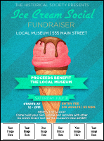 Ice Cream Logo Flyer