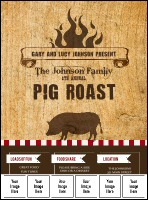 Pig Roast Logo Flyer