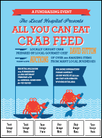 Crab Feed Logo Flyer