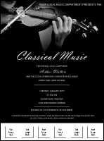Classical Music Logo Flyer