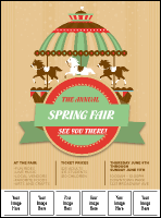 Merry Go Round Logo Flyer