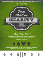 Texas Hold 'Em Logo Flyer