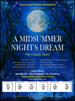 Midsummer Night's Dream Logo Flyer