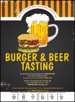 Burgers and Beer Logo Flyer