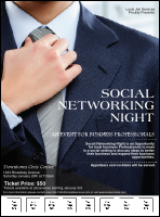 Social Networking Logo Flyer