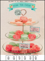 High Tea Logo Flyer