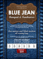 Blue Jeans Logo Flyer