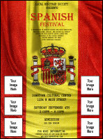 Spanish Flag Logo Flyer