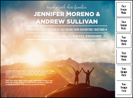 Outdoors Wedding Logo Flyer