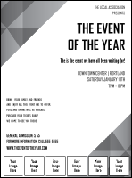 All Purpose  Corners Black and White Image Flyer