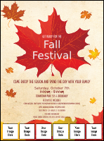 Fall Leaves Image Flyer